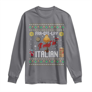 Leg Lamp Christmas Long Sleeve Shirt Funny Ugly Xmas Fra Gee Lay TS10 Charcoal Print Your Wear
