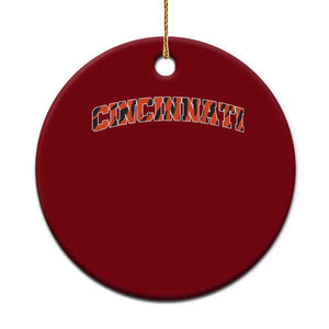 Vintage BFT Football Ceramic Ornament Retro Sports Style 80s 90s Cincy Cin City TS10 1pc Red Print Your Wear