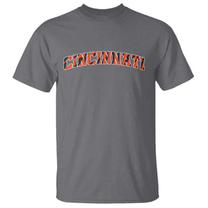 Vintage BFT Football T Shirt Retro Sports Style 80s 90s Cincy Cin City TS10 Charcoal Print Your Wear