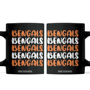 Vintage Bengal Coffee Mug Retro Novelty 90s Style TS10 Black Print Your Wear
