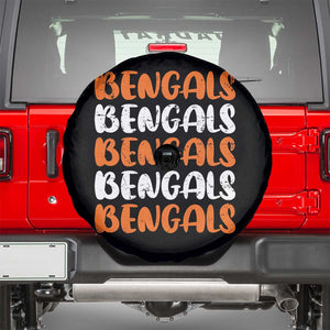 Vintage Bengal Spare Tire Cover Retro Novelty 90s Style TS10 Black Print Your Wear