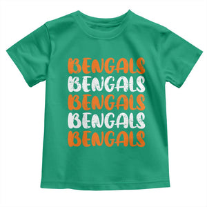 Vintage Bengal Toddler T Shirt Retro Novelty 90s Style TS10 Irish Green Print Your Wear