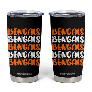 Vintage Bengal Tumbler Cup Retro Novelty 90s Style TS10 Black Print Your Wear