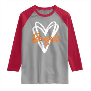 BFT Lovers Raglan Shirt Inspirational Athletic Name Design Sports Fan TS10 Sport Gray Red Print Your Wear