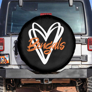 BFT Lovers Spare Tire Cover Inspirational Athletic Name Design Sports Fan TS10 No hole Black Print Your Wear