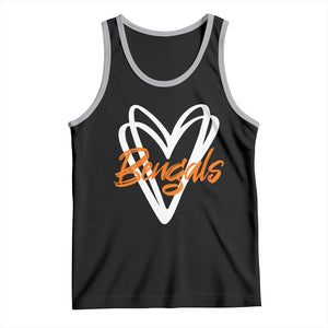 BFT Lovers Tank Top Inspirational Athletic Name Design Sports Fan TS10 Black Athletic Heather Print Your Wear
