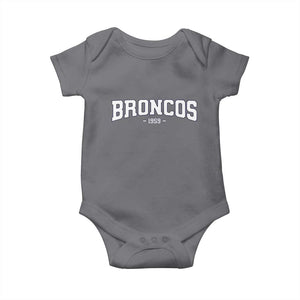 Vintage DFB Baby Onesie Classic Game Day Print Retro Varsity Football TS10 Charcoal Print Your Wear