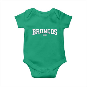 Vintage DFB Baby Onesie Classic Game Day Print Retro Varsity Football TS10 Irish Green Print Your Wear