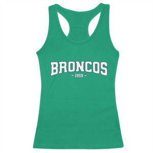 Vintage DFB Racerback Tank Top Classic Game Day Print Retro Varsity Football TS10 Irish Green Print Your Wear