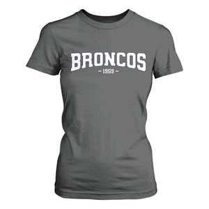 Vintage DFB T Shirt For Women Classic Game Day Print Retro Varsity Football TS10 Dark Heather Print Your Wear