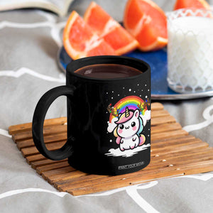 Unicorn Christmas Coffee Mug Cute Xmas Girls Rainbow TS10 Print Your Wear