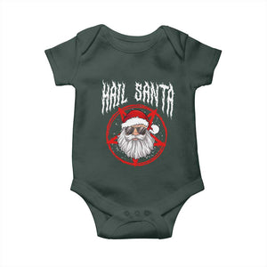 Hail Santa Christmas Baby Onesie Goth Christmas Horror Lover Gift TS10 Print Your Wear