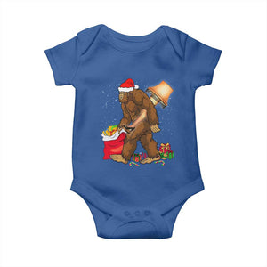 Bigfoot Christmas Baby Onesie Xmas Movie Sasquatch Lovers TS10 Royal Blue Print Your Wear