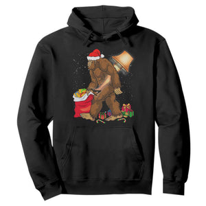 Bigfoot Christmas Hoodie Xmas Movie Sasquatch Lovers TS10 Black Print Your Wear