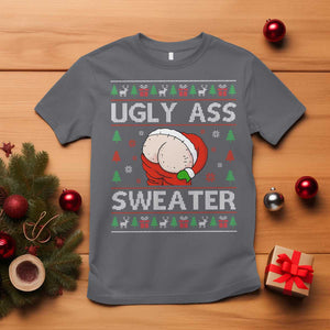 Funny Santa Christmas T Shirt Ugly Ass XMas Elephant Gift for Him TS10 Charcoal Print Your Wear