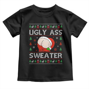 Funny Santa Christmas Toddler T Shirt Ugly Ass XMas Elephant Gift for Him TS10 Black Print Your Wear