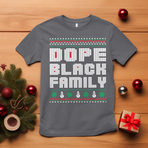 African American Family Christmas T Shirt Dope Black Family Matching Ugly Xmas TS10 Charcoal Print Your Wear