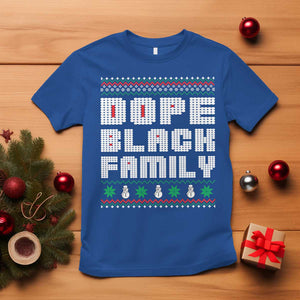 African American Family Christmas T Shirt Dope Black Family Matching Ugly Xmas TS10 Royal Blue Print Your Wear