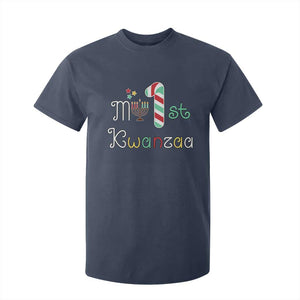 My 1st Kwanzaa T Shirt For Kid Babys First Kwanzaa Kinara Gift TS10 Navy Print Your Wear