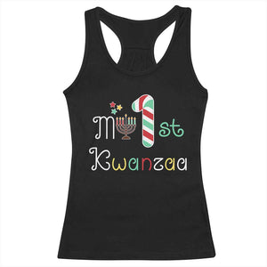 My 1st Kwanzaa Racerback Tank Top Babys First Kwanzaa Kinara Gift TS10 Black Print Your Wear