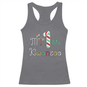 My 1st Kwanzaa Racerback Tank Top Babys First Kwanzaa Kinara Gift TS10 Charcoal Print Your Wear