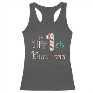 My 1st Kwanzaa Racerback Tank Top Babys First Kwanzaa Kinara Gift TS10 Dark Heather Print Your Wear
