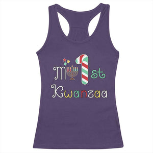 My 1st Kwanzaa Racerback Tank Top Babys First Kwanzaa Kinara Gift TS10 Purple Print Your Wear