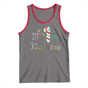 My 1st Kwanzaa Tank Top Babys First Kwanzaa Kinara Gift TS10 Deep Heather Red Print Your Wear