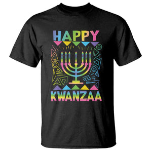 Happy Kwanzaa T Shirt Christmas African American Heritage Holiday Kinara Mazao TS10 Black Print Your Wear