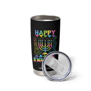 Happy Kwanzaa Tumbler Cup Christmas African American Heritage Holiday Kinara Mazao TS10 Print Your Wear