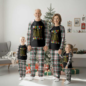 Happy Kwanzaa Christmas Plaid Pajama Set African American Holiday Christmas Tree TS10 Christmas Plaid Print Your Wear