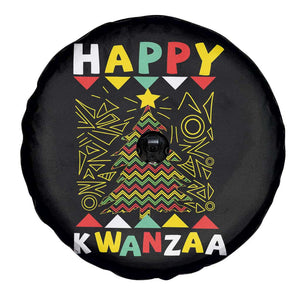Happy Kwanzaa Christmas Spare Tire Cover African American Holiday Christmas Tree TS10 Print Your Wear