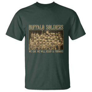 Buffalo Soldiers T Shirt 9th and 10th Cavalry African American Heros Black Soldiers TS10 Dark Forest Green Print Your Wear