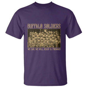 Buffalo Soldiers T Shirt 9th and 10th Cavalry African American Heros Black Soldiers TS10 Purple Print Your Wear