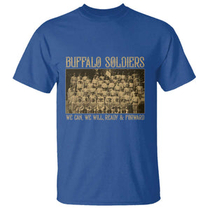 Buffalo Soldiers T Shirt 9th and 10th Cavalry African American Heros Black Soldiers TS10 Royal Blue Print Your Wear