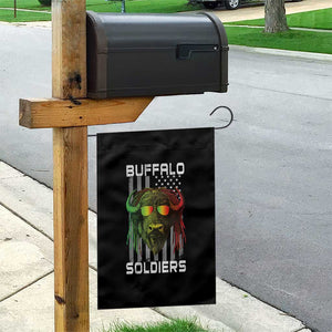 Retro Buffalo Soldiers Garden Flag 9th and 10th Cavalry African American Heros USA Flag TS10 Print Your Wear