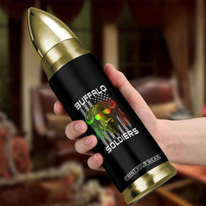 Retro Buffalo Soldiers Bullet Tumbler 9th and 10th Cavalry African American Heros USA Flag TS10 Print Your Wear