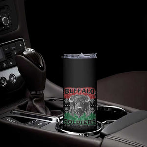 Buffalo Soldiers Skinny Tumbler Retro African American Black History TS10 Print Your Wear
