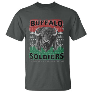 Buffalo Soldiers T Shirt Retro African American Black History TS10 Dark Heather Print Your Wear