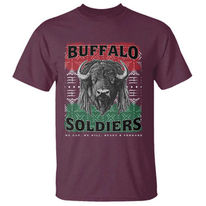Buffalo Soldiers T Shirt Retro African American Black History TS10 Maroon Print Your Wear