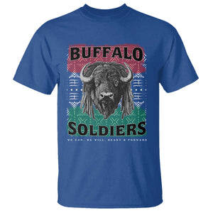 Buffalo Soldiers T Shirt Retro African American Black History TS10 Royal Blue Print Your Wear