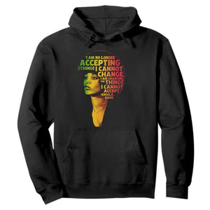 Angela Davis Inspirational Quote Hoodie Black History Month Afro Woman Activist TS10 Black Print Your Wear