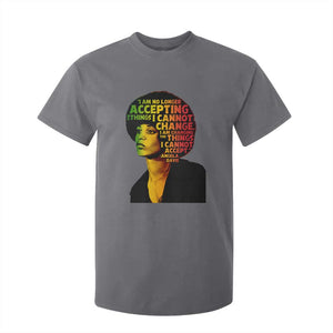 Angela Davis Inspirational Quote T Shirt For Kid Black History Month Afro Woman Activist TS10 Charcoal Print Your Wear