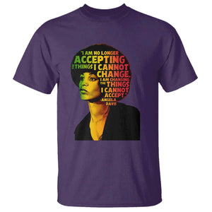 Angela Davis Inspirational Quote T Shirt Black History Month Afro Woman Activist TS10 Purple Print Your Wear