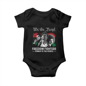 Vintage Black Panther Party Baby Onesie Huey P. Newton Malcolm X Angela Davis Black History TS10 Black Print Your Wear
