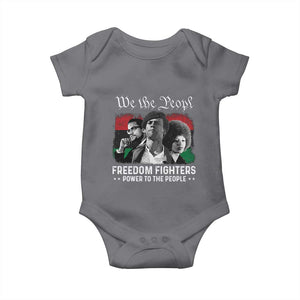 Vintage Black Panther Party Baby Onesie Huey P. Newton Malcolm X Angela Davis Black History TS10 Charcoal Print Your Wear