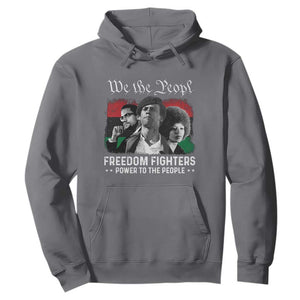 Vintage Black Panther Party Hoodie Huey P. Newton Malcolm X Angela Davis Black History TS10 Charcoal Print Your Wear