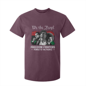 Vintage Black Panther Party T Shirt For Kid Huey P. Newton Malcolm X Angela Davis Black History TS10 Maroon Print Your Wear