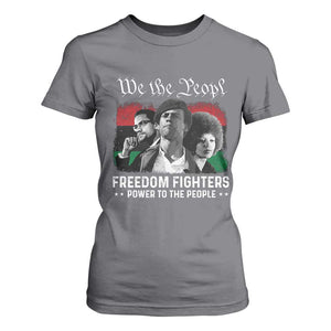 Vintage Black Panther Party T Shirt For Women Huey P. Newton Malcolm X Angela Davis Black History TS10 Charcoal Print Your Wear