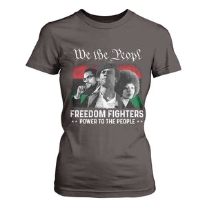 Vintage Black Panther Party T Shirt For Women Huey P. Newton Malcolm X Angela Davis Black History TS10 Dark Chocolate Print Your Wear